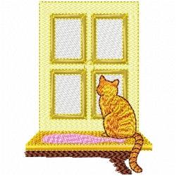 Cats Embroidery Design 9 Cats Embroidery Design 9